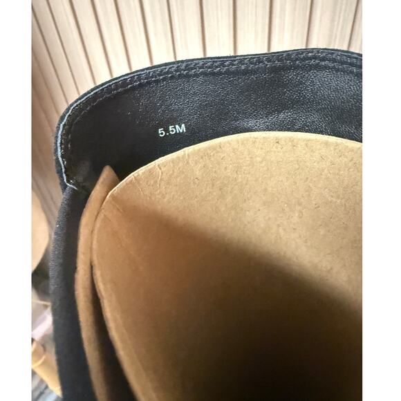 Veronica Beard Andora Knee-High Wedge Boot in Black Size 5.5M - Picture 6 of 16